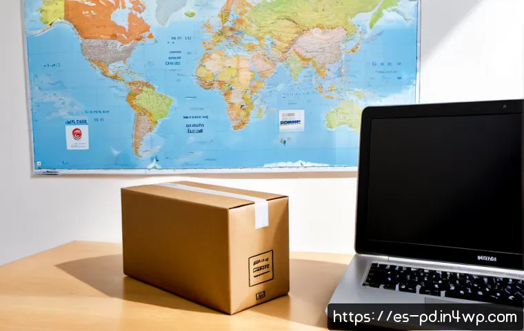Home 17 버미컴포스팅에 대한 국제적 규제 - Photorealistic international e-commerce compliance scene in a modern Madrid office, Spanish small-bu...